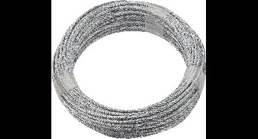 Dörner + Helmer 2 mm verzinkte staalkabel - 30 m staalkabel voor decoratieve toepassingen - maximale breekbelasting 235 daN