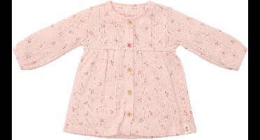 Little Dutch Jurk - Maat 50 - Jurk lange mouw Meisjes - Roze - Fairy Garden Newborn Fairy Flowers