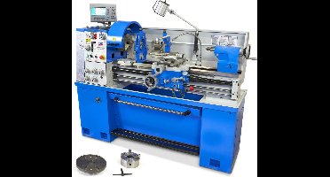 HBM 400 X 1000 Metaaldraaibank Met 3 Assig LCD Digitaal Uitleessysteem