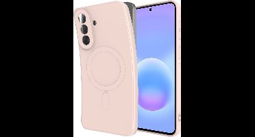 Just in Case hoesje geschikt voor Samsung Galaxy A57 Hoesje geschikt voor MagSafe - Color Backcover - Roze