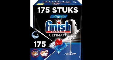 Finish Ultimate All in One Regular Vaatwastabletten - 175 Vaatwastabletten - Voordeelverpakking
