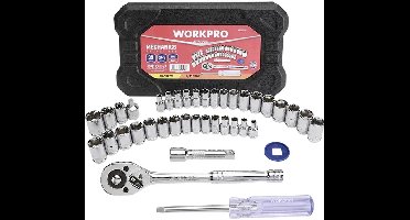 WorkPro WP202536 Schroevendraaierbitset Metrisch, Inch 39-delig