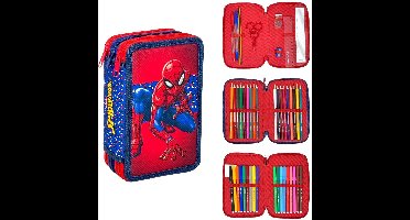 Spiderman gevulde etui - 44 delig