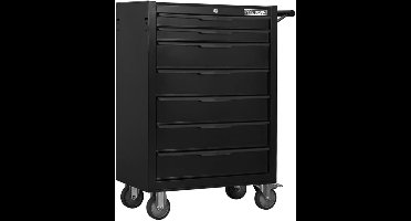 Gereedschapswagen – Werkplaatswagen – Gereedschapstrolley – Gereedschapskast – Rolwagen – 7 Afsluitbare Lades – Duurzame Metalen Constructie – Mobiel met Vergrendelbare Wielen