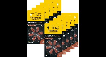 Intenso Batterij voor hoortoestel PR41-312 1.45 V 60 stuk(s) 148 mAh Zink-lucht 7504436MP