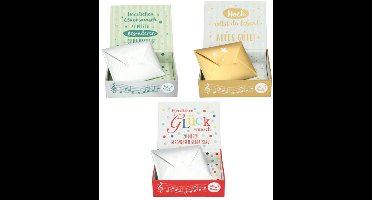 Depesche verjaardagsmuziekdoos 50 jaar met geldvakje cadeau.