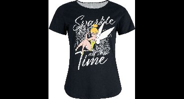 Peter Pan Tinker Bell - Sparkle Time Dames T-shirt - zwart - L