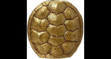 Vaas polyresin goud 24 cm.