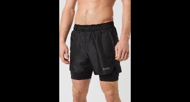 Björn Borg Performance Shorts 2 In 1 - heren sportbroek kort - zwart