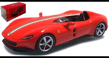 Bburago Ferrari Ferrari Monza - Modelauto - Schaal 1:43 - Rood