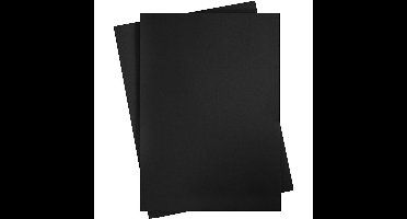 Zwart Papier 180 Grams - Stevig Zwart Papier - A2 Karton voor Knutselen En DIY - Zwart Karton 180g - Hobbykarton Zwart - A2 Zwart Papier 180 grams - Knutselpapier Zwart - Premium Papier 180 grams - 42 x 60 cm - A2 - 10 Vellen