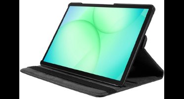 Just in Case tablet Hoes geschikt voor Samsung Galaxy Tab A11 - 360° Draaibare Tablet Hoes - Zwart