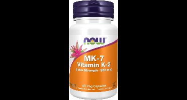 Now Foods MK-7 Vitamin K-2 Extra Strength 300 mcg (60 vcaps) Unflavoured - Vitaminen, mineralen & gezondheid - Vitaminen
