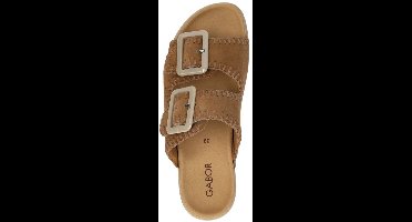 Gabor Dames Slippers - bruin