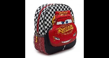 Cars Rugzak Lightning McQueen 31 cm – 3D Voorkant – Officieel Gelicenseerd