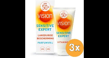 3x Vision Sensitive++ Expert SPF50+ (180 ml)