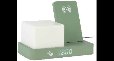 Karlsson Wekker Retro - Jungle groen - 11.5x15.4x20cm - Modern - Wekker voor slaapkamer - Wekkers