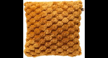 Dutch Decor VIVA - sierkussen 45x45 cm - superzacht - 100% gerecycled - okergeel - Inclusief binnenkussen - Luxe kussens voor woonkamer & bank