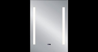 LED Badkamerspiegel - Trio Anelka - Rechthoek - IP20 - Touch Schakelaar - 15W - Aanpasbare Kleur - Spiegelglas