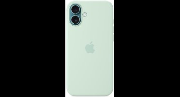 Apple Silicone Backcover MagSafe voor de Apple iPhone 16 Plus - Aquamarine