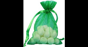 Emerald Organzazakje Luxe Groen 13x18cm 25 stuks