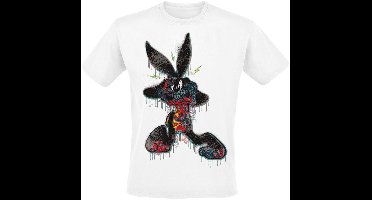 Looney Tunes Bugs Bunny - Dripping Paint Heren T-shirt - wit - XXL