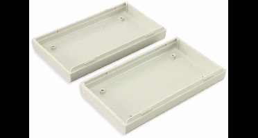 STRAPUBOX Kunststof behuizing, Type 2515 GR, 124 x 71 x 30 mm