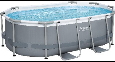 Best - Way - Zwembad - Set - Grijs - 305 - x - 200 - x - 84 - cm - Staal