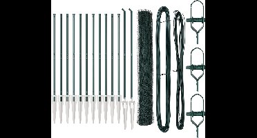 vidaXL - Hekpaal. - Groen