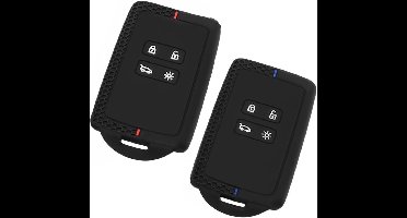 Autosleutelhoesjes voor Renault: zachte siliconen valbescherming, waterdicht (2 stuks)