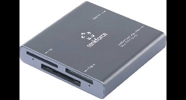Renkforce RF-CR-700 Externe geheugenkaartlezer USB-C 3.2 Gen 2 Grijs