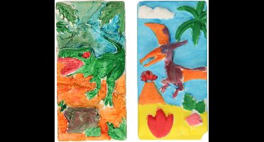 Gips Gieten Koelkast Magneten Dino