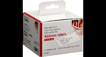 Labeletiket Quantore 11354 57mmx32mm wit