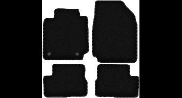 BASIC zwarte veloursmatten voor: Nissan Micra K12 hatchback (2002-2010)