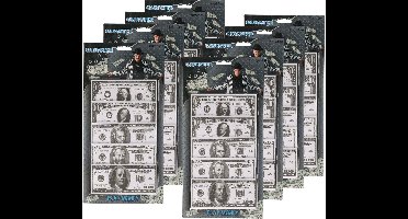 400x Speelgoed geld nep dollars van papier - Speelgoed - Winkeltje/bankieren spelen - Nepgeld - Speelgeld - Dollar biljetten