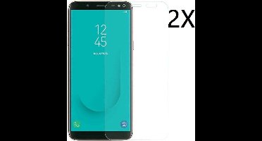 Ntech 2 Stuks Screenprotector Tempered Glass Glazen - Screenprotector Geschikt voor Samsung Galaxy J6 (2018)