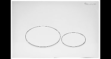 Drukplaat tbv Geberit UP320 inbouwreservoir - Mat Wit