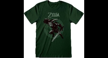 The Legend Of Zelda Link T-shirt groen L Heren