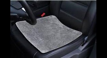 HP Autozubehör 19764 Zitkussen 1 stuks Echt lamsvel Antraciet Bestuurder