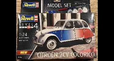 1:24 Revell 67653 Citroën 2 CV Cocorico - Model Set Plastic Modelbouwpakket