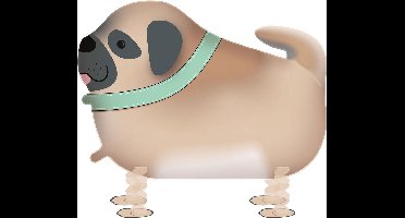 Amscan - Hello Pets - Airwalker mopshond