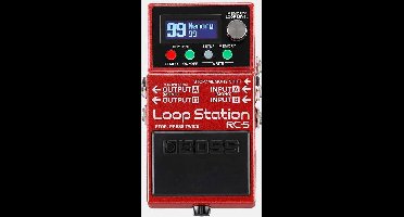 Boss RC-5 - Loop Station, 13 uur stereo opnametijd - Rood