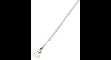 TRU COMPONENTS 1569082 Alarmkabel LiYY 10 x 0.22 mm² Wit 50 m