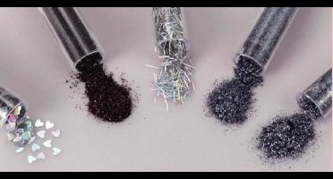 Glitterset assorti Party 1.8 Gram 5 Stuks