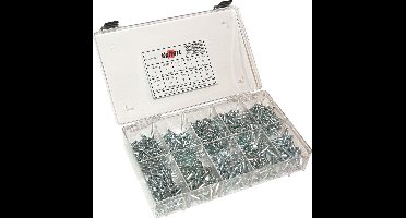 Kelfort Assortimentsdoos plaatschroeven lenskop nr. 12