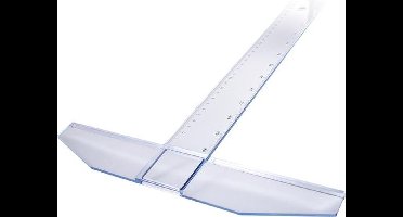 Tekenhaak M鯾ius & Ruppert 75cm blauw/transparant