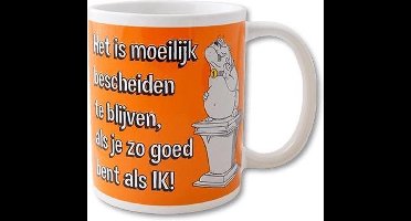 Funny  Mug Bescheiden