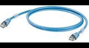Weidmüller 1165900010 RJ45 Netwerkkabel, patchkabel CAT 6A S/FTP 1.00 m Blauw UL gecertificeerd 1 stuk(s)