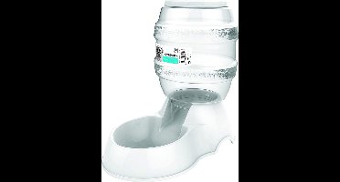 M-pets Voerautomaat 3,5 Liter 20 X 32 Cm Wit/transparant