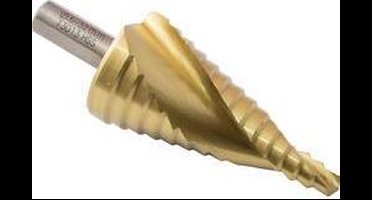 C.K T3013 HSS Getrapte boor Gezamenlijke lengte 91 mm TiN 3 vlakken schacht 1 stuk(s)